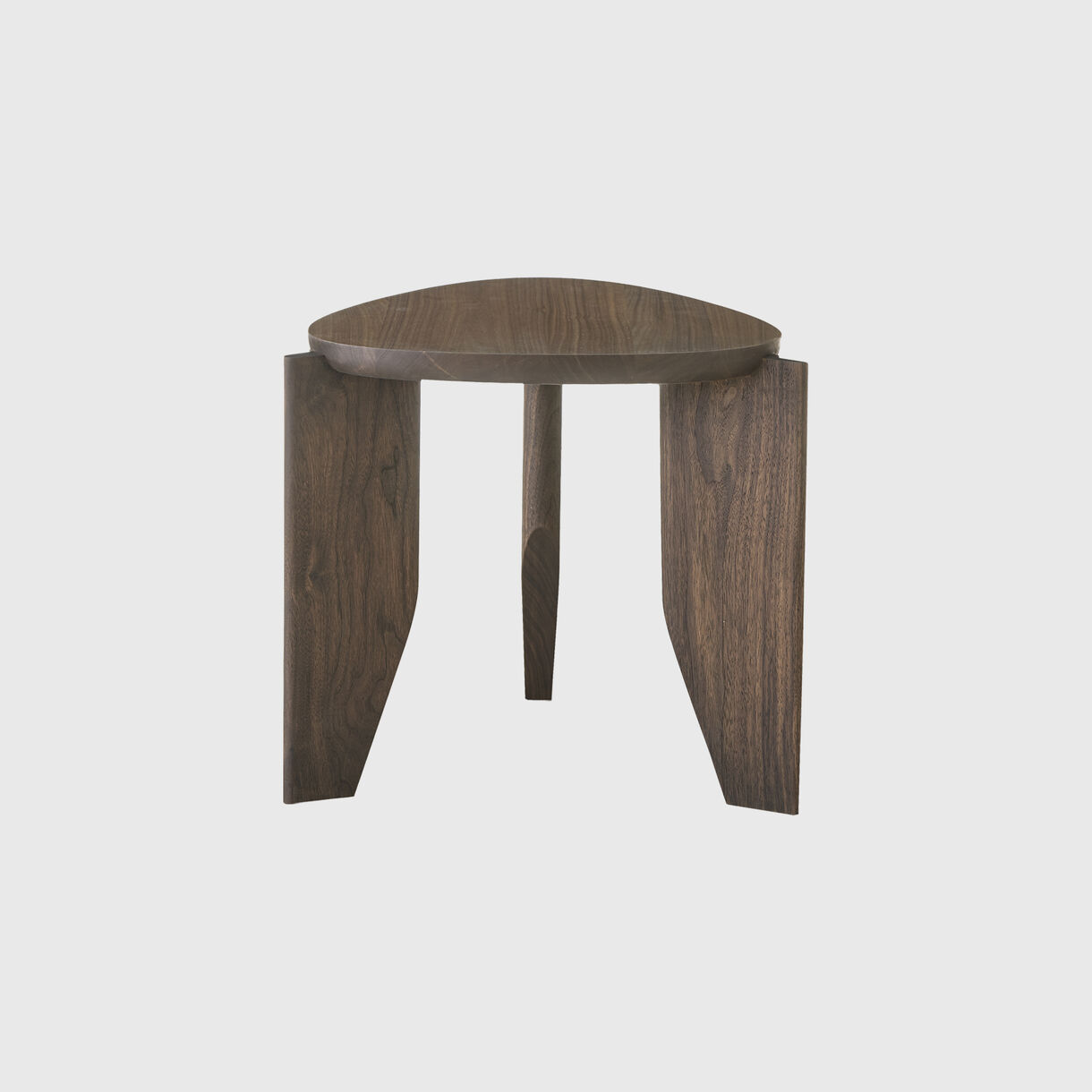 Trigon Side Table, 354, Walnut