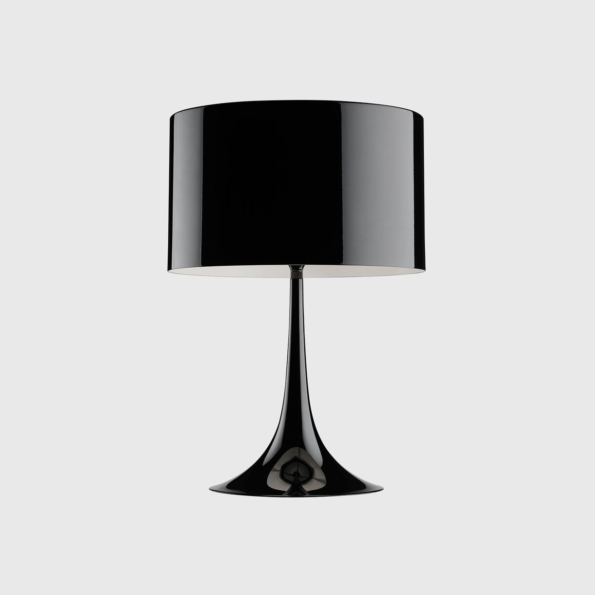 Spun Table Lamp, Black
