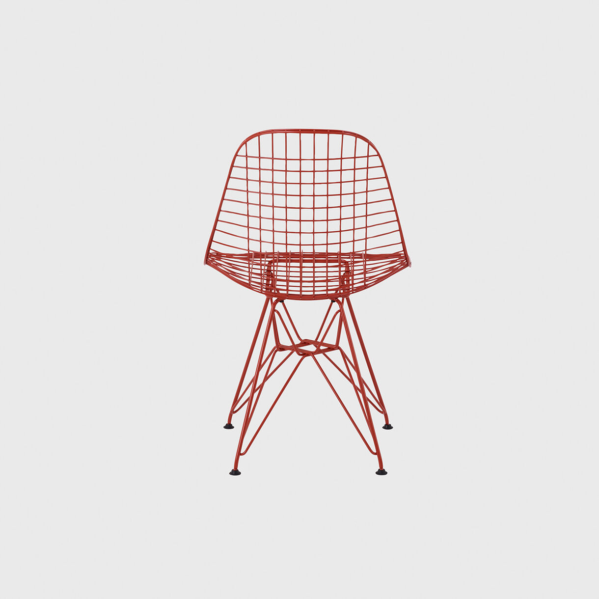 HM x Hay Eames Wire Outdoor Chair, Wire Base, Iron Red