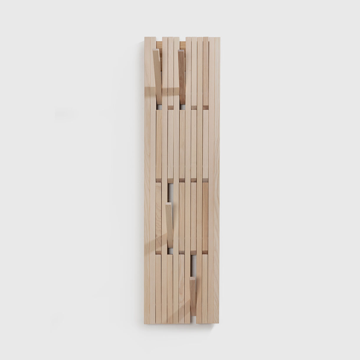 Piano Coat Rack, Small, Natural Ash