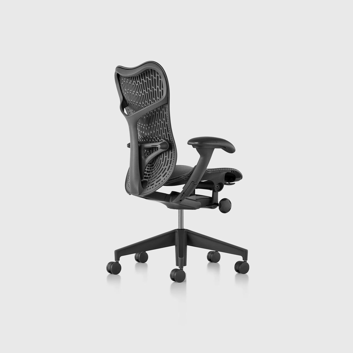 Mirra 2 Work Chair - Butterfly Suspension Graphite, Graphite Base & Frame - Adjustable Arms