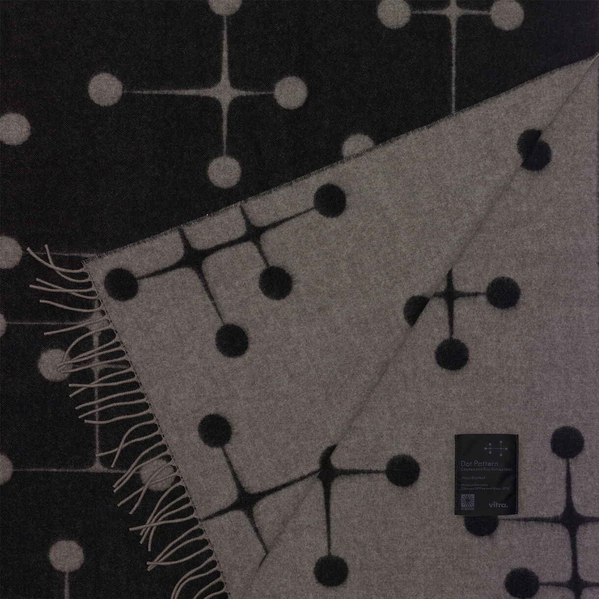 Eames Wool Blanket, Black