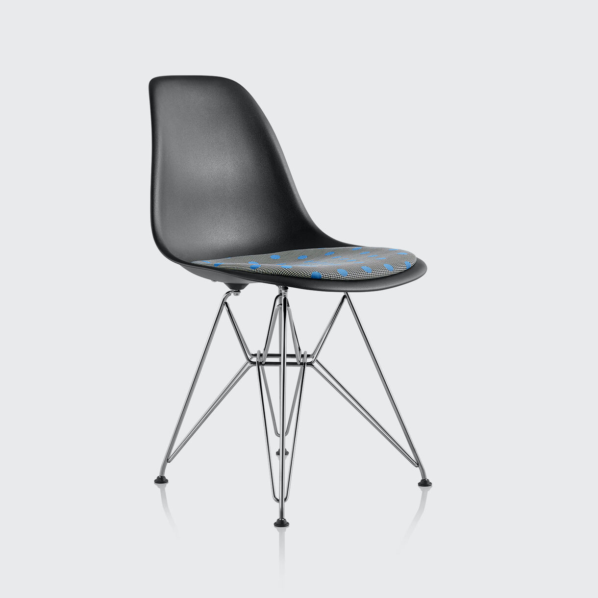 Eames Moulded Plastic Side Chair, Paul Smith x Maharam