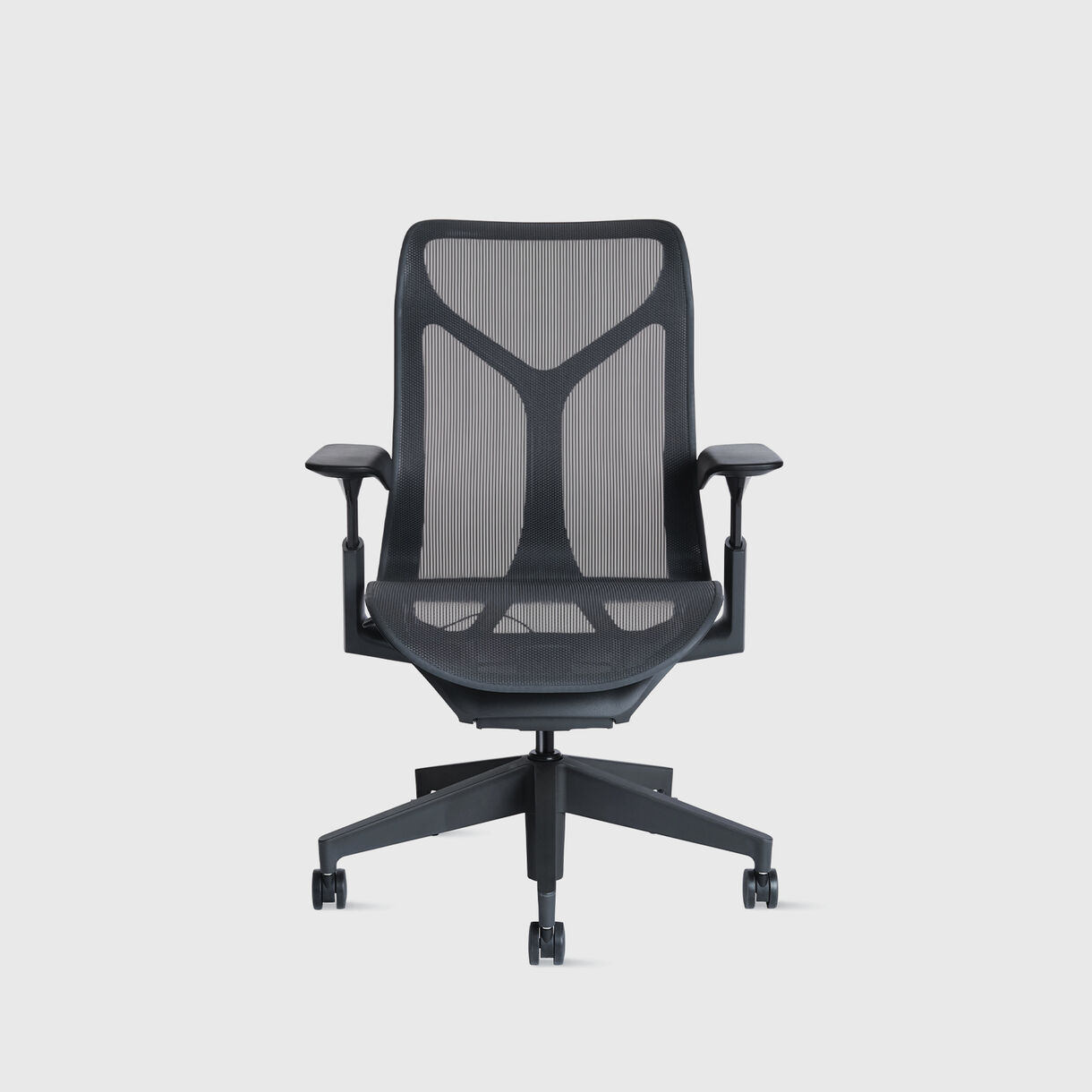 Cosm Chair, Graphite - Mid Back - Adjustable Arms