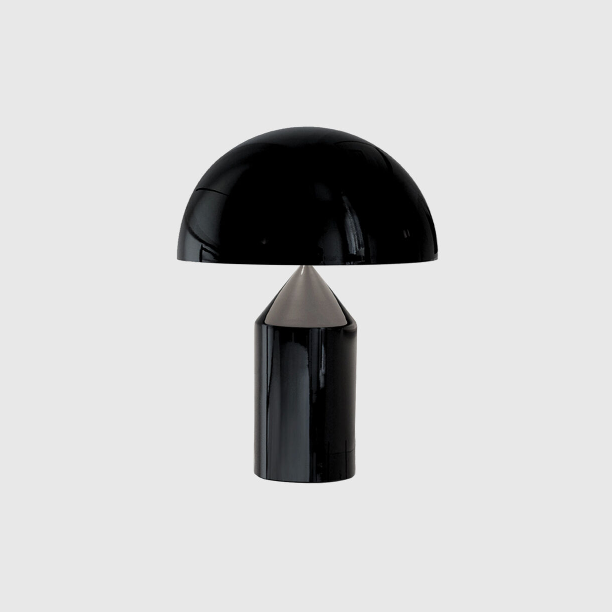 Atollo Table Lamp, Metal, Black