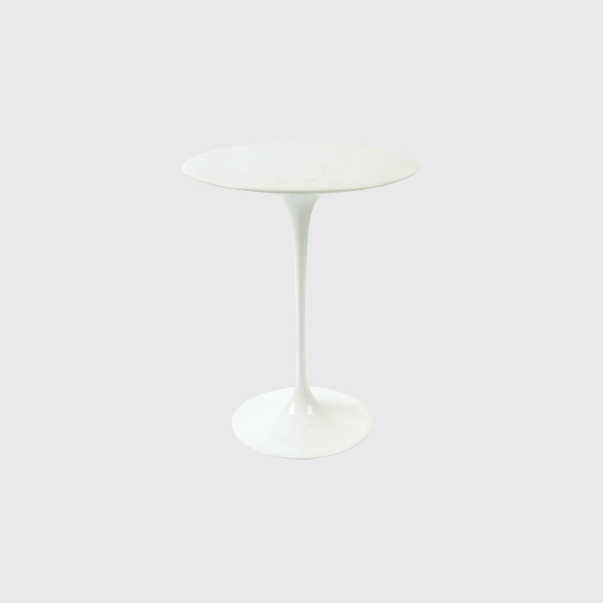 Saarinen Side Table, 410mm, White Lam