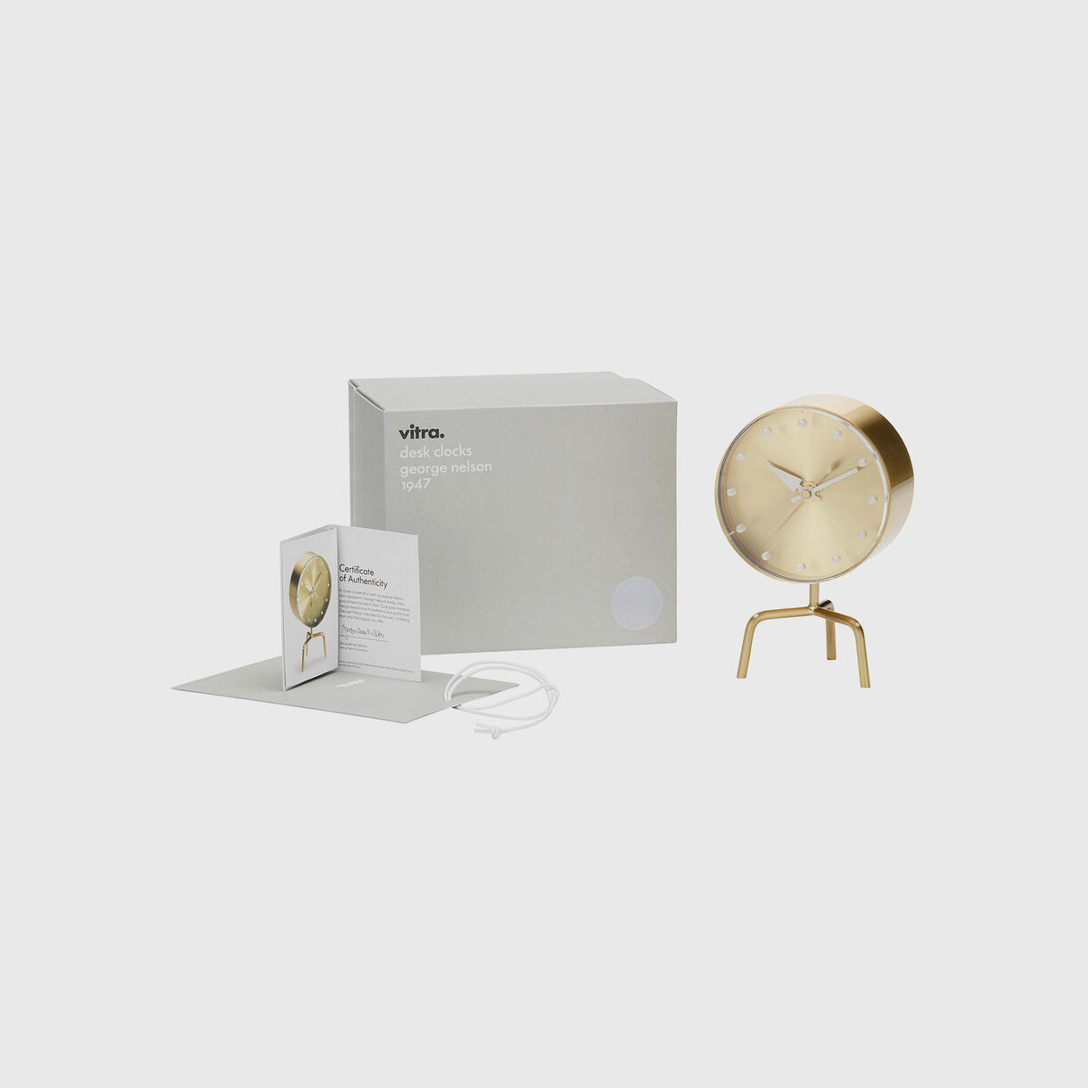 Tripod Desk Clock