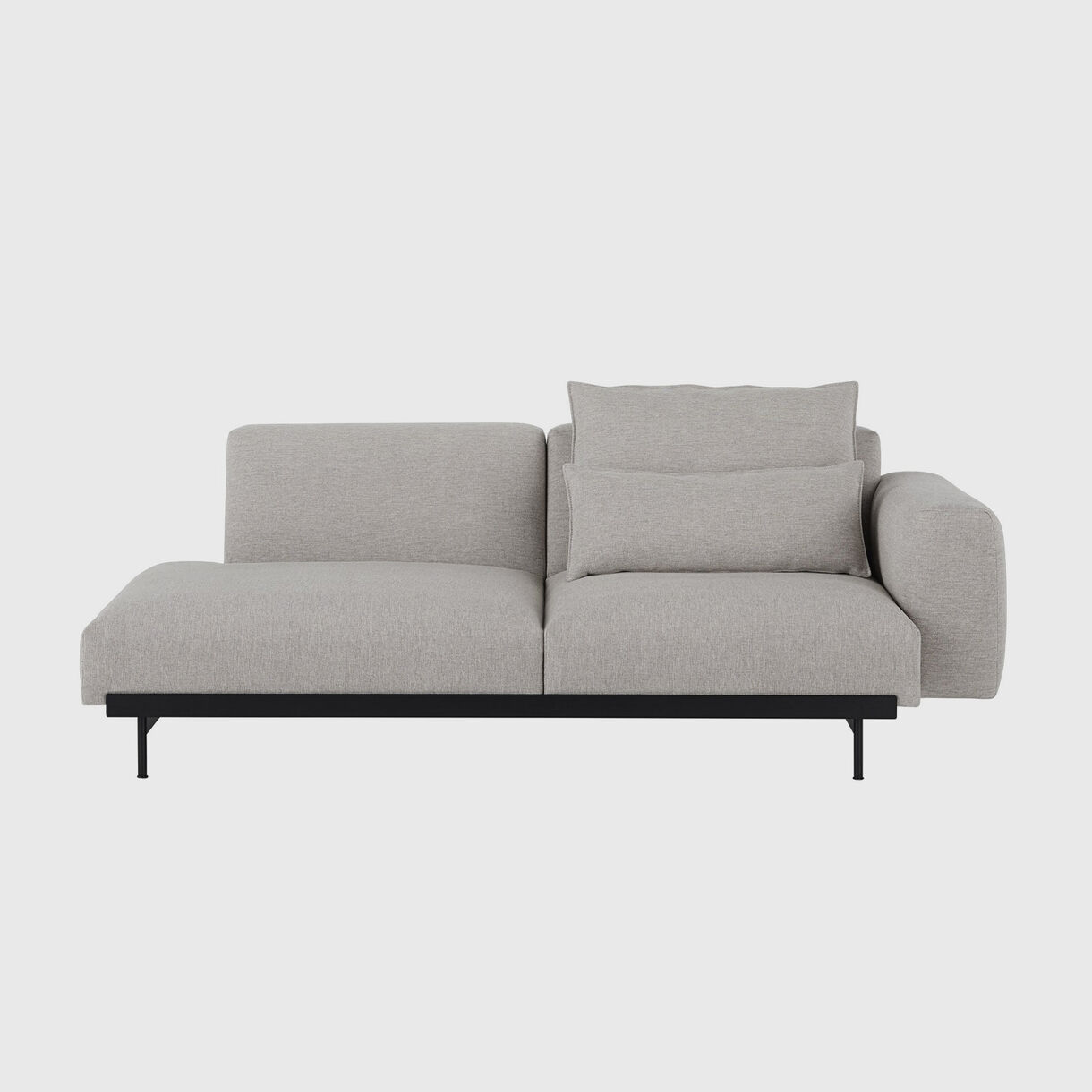 In Situ 2 Seater Sofa, Configuration 2, Clay 12