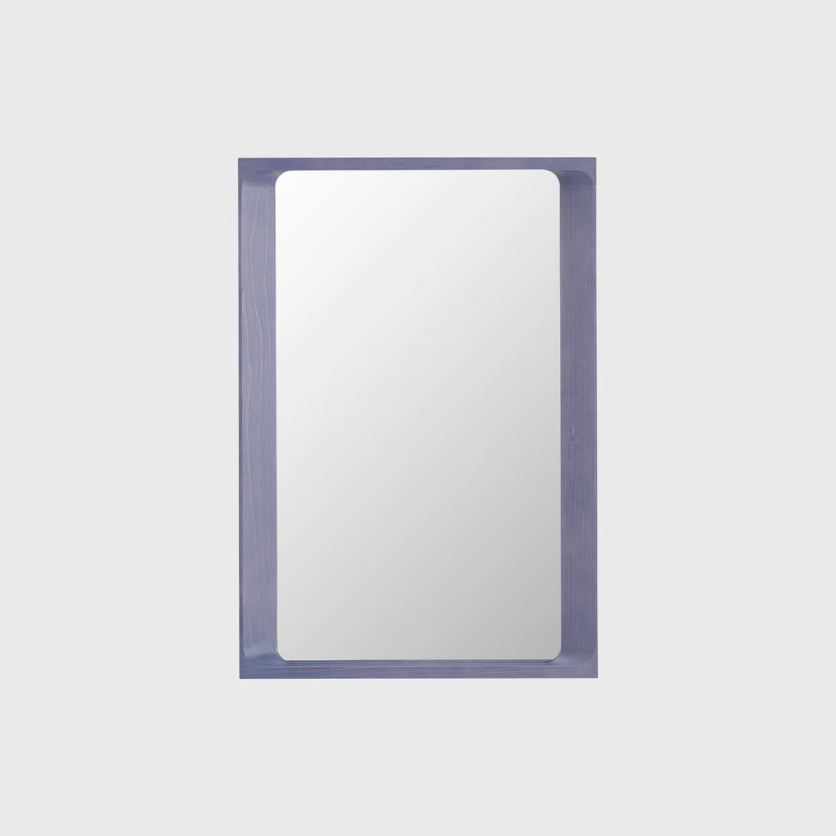 Arced Mirror, Small, Light Lilac