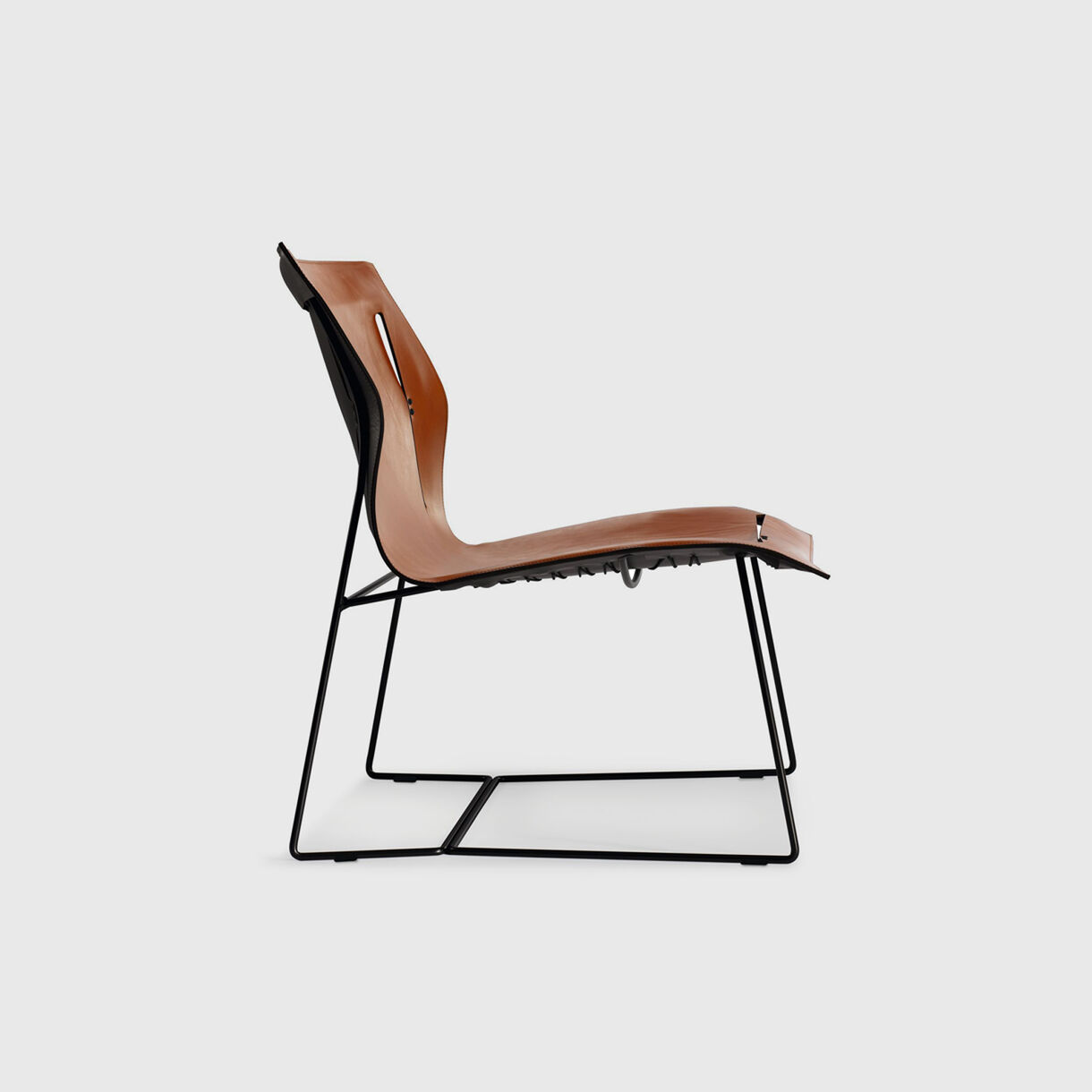 Cuoio Lounge Chair, Sherry