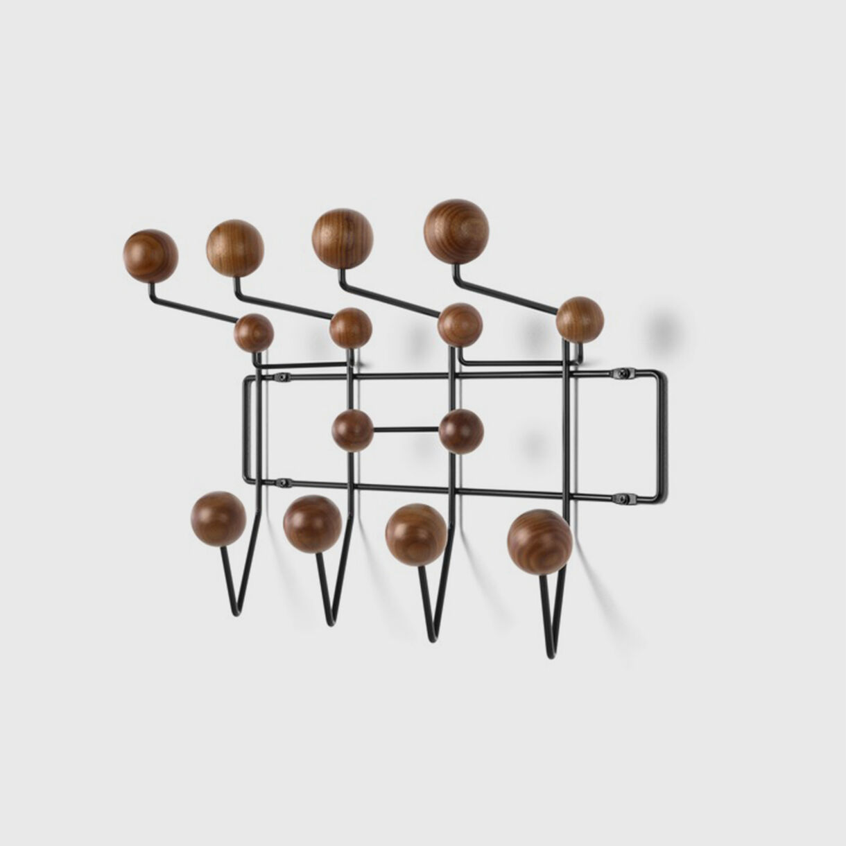 Eames Hang-It-All, Walnut & Black