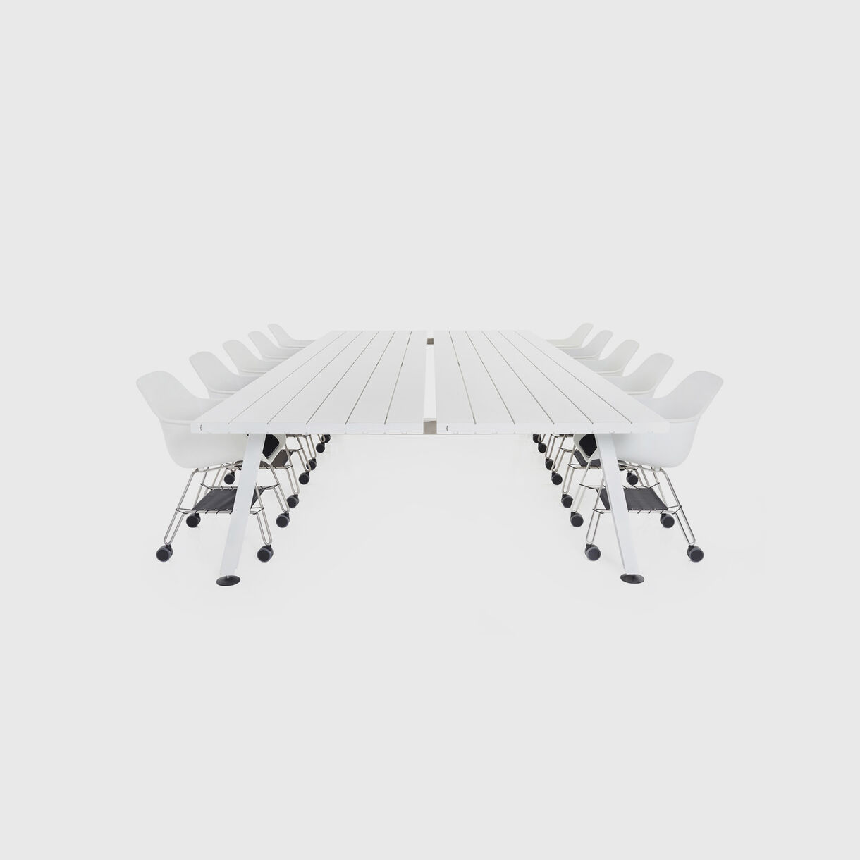Marina Double Desk & Captains Chairs