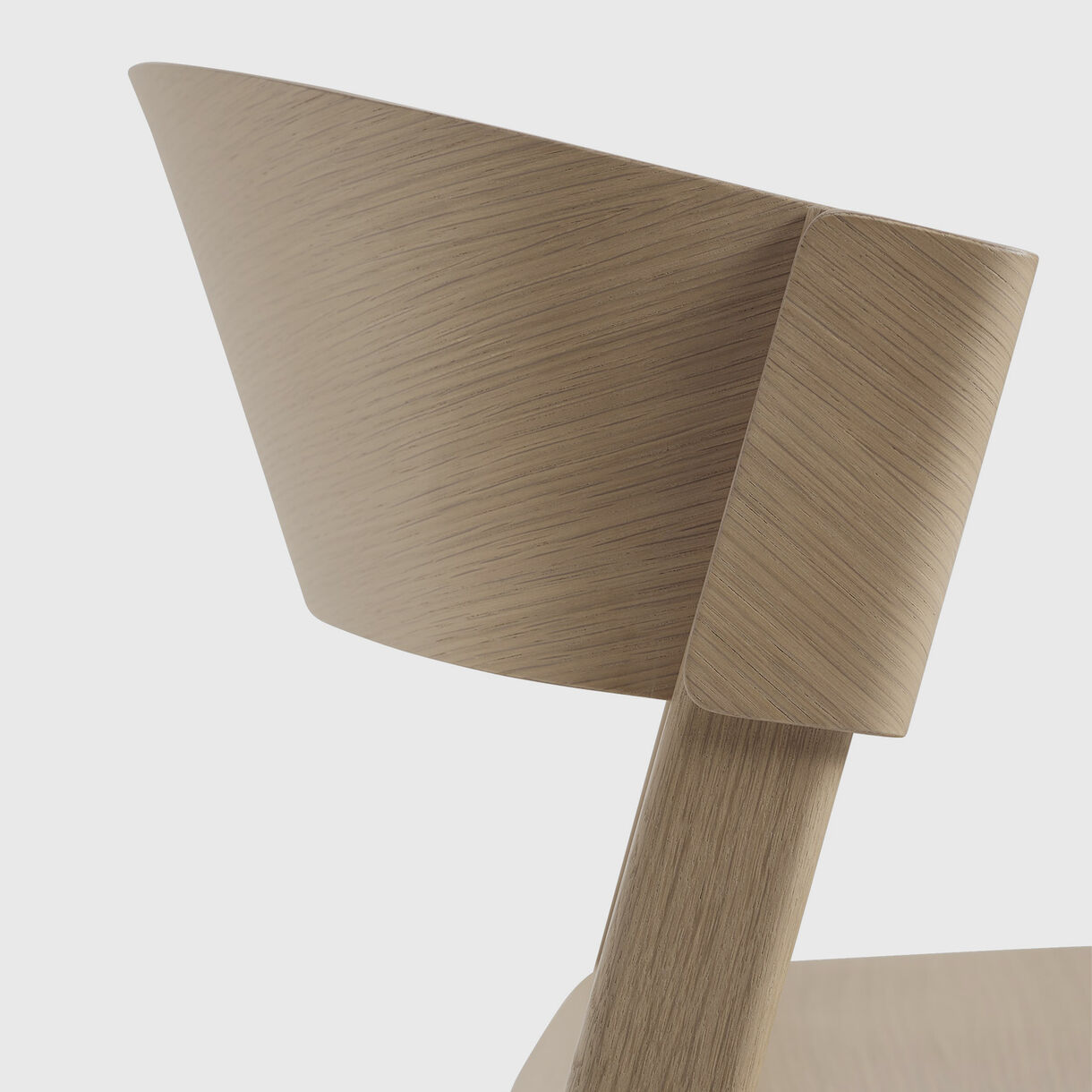 Cover Side Chair, Oak