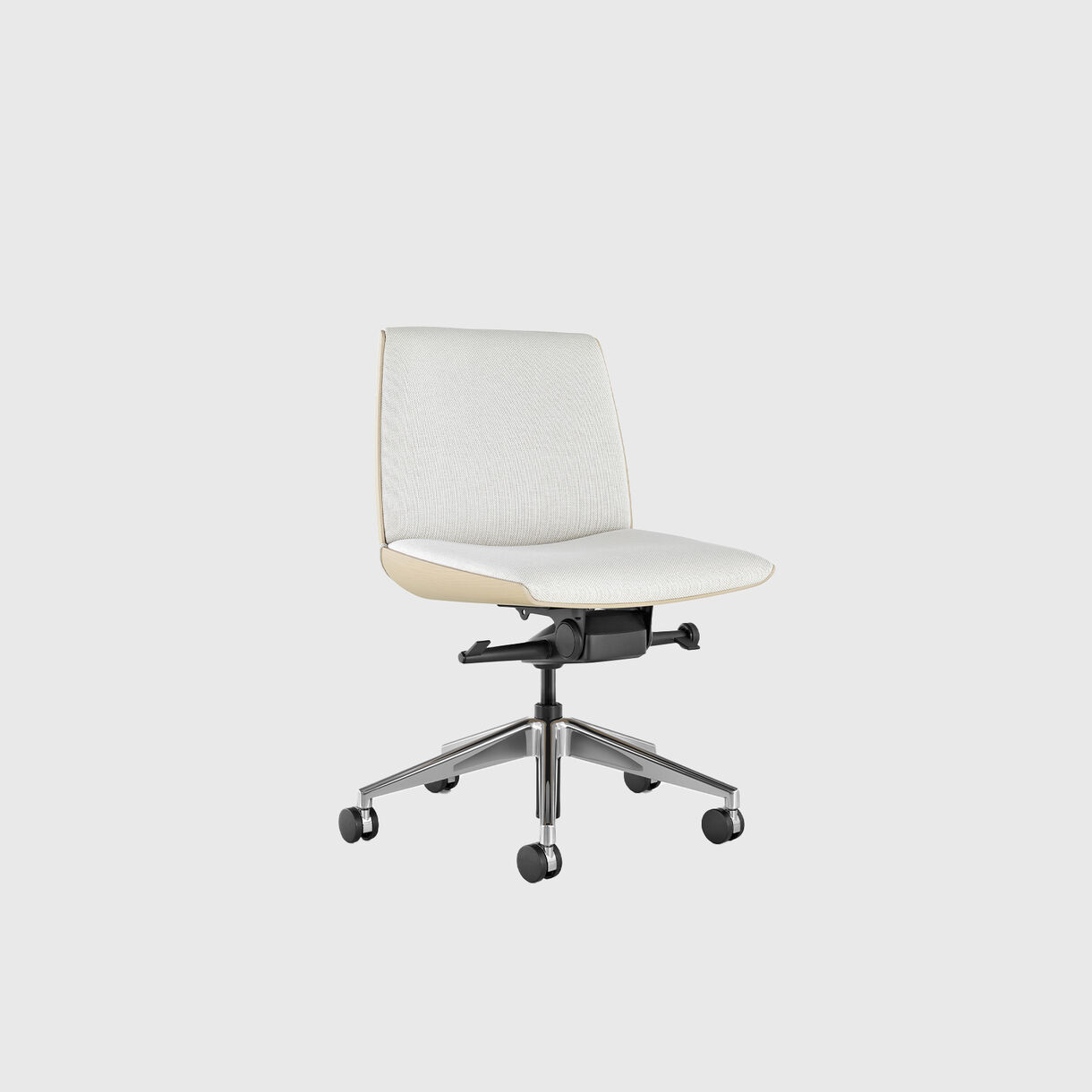 Clamshell Low Back Chair, Ash