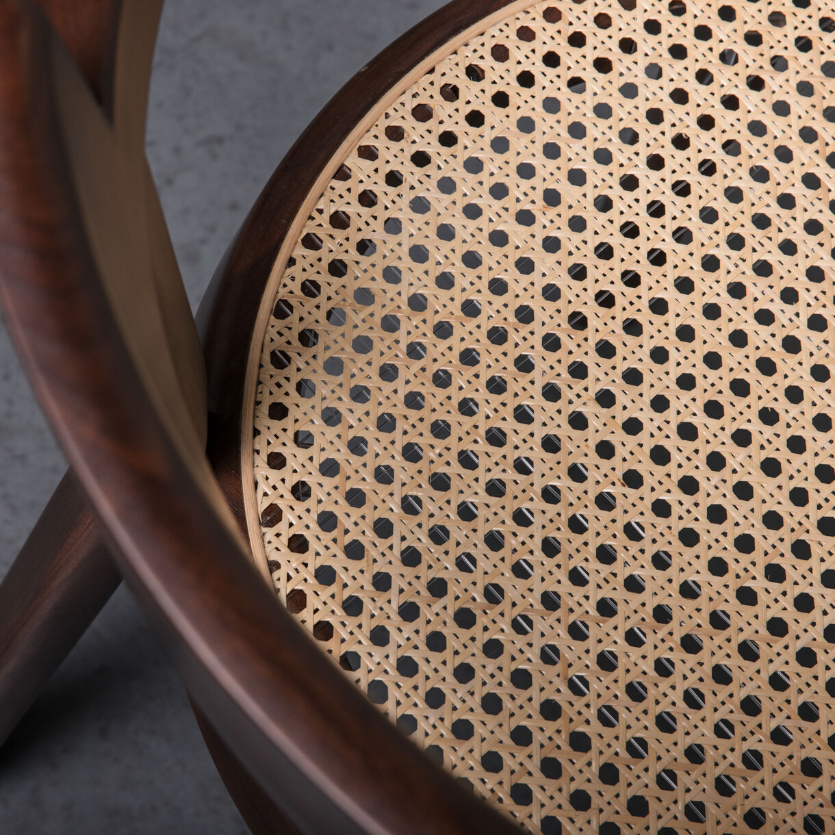 Pagoda Chair Cane, Walnut