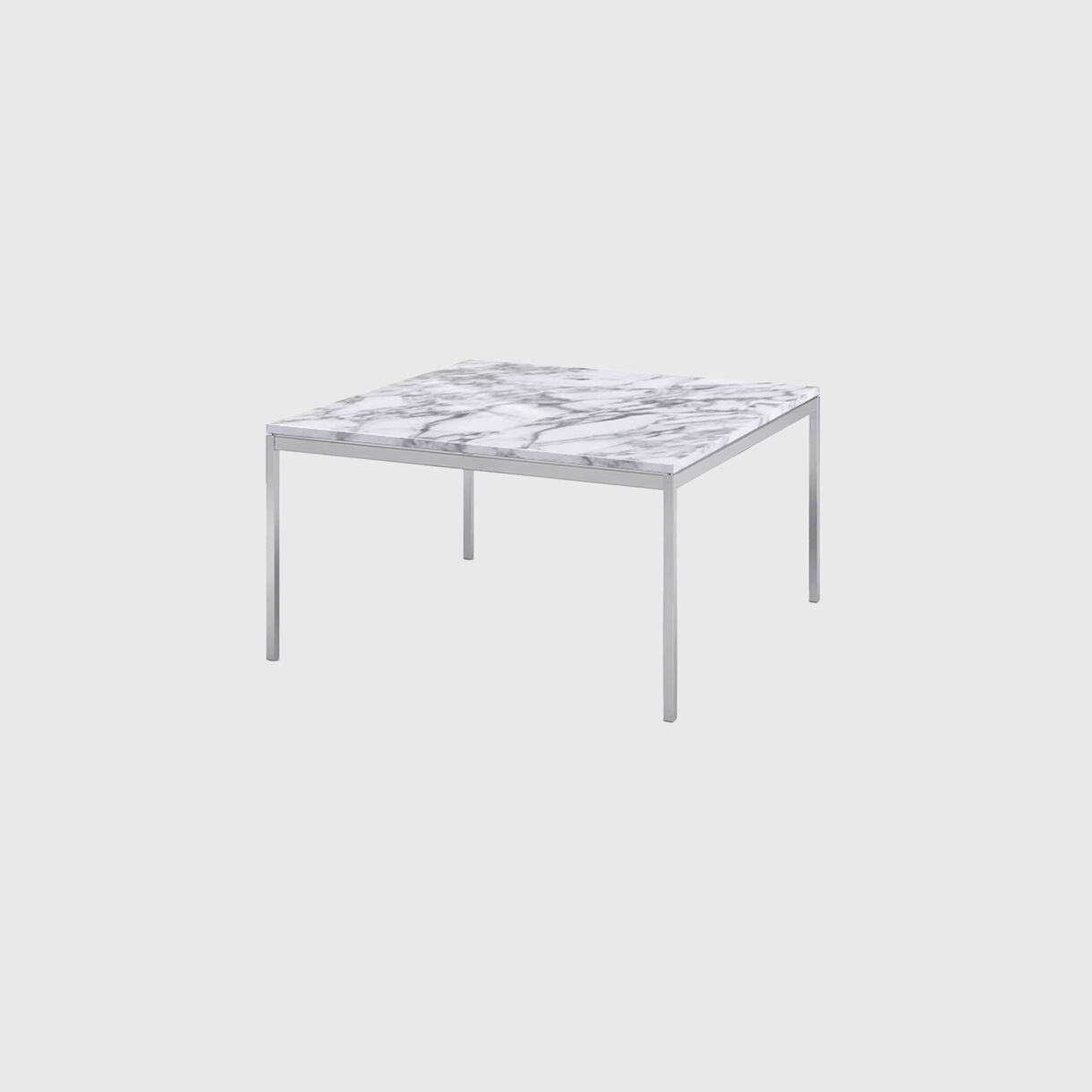 Florence Knoll Side Table, Arabescato, 900