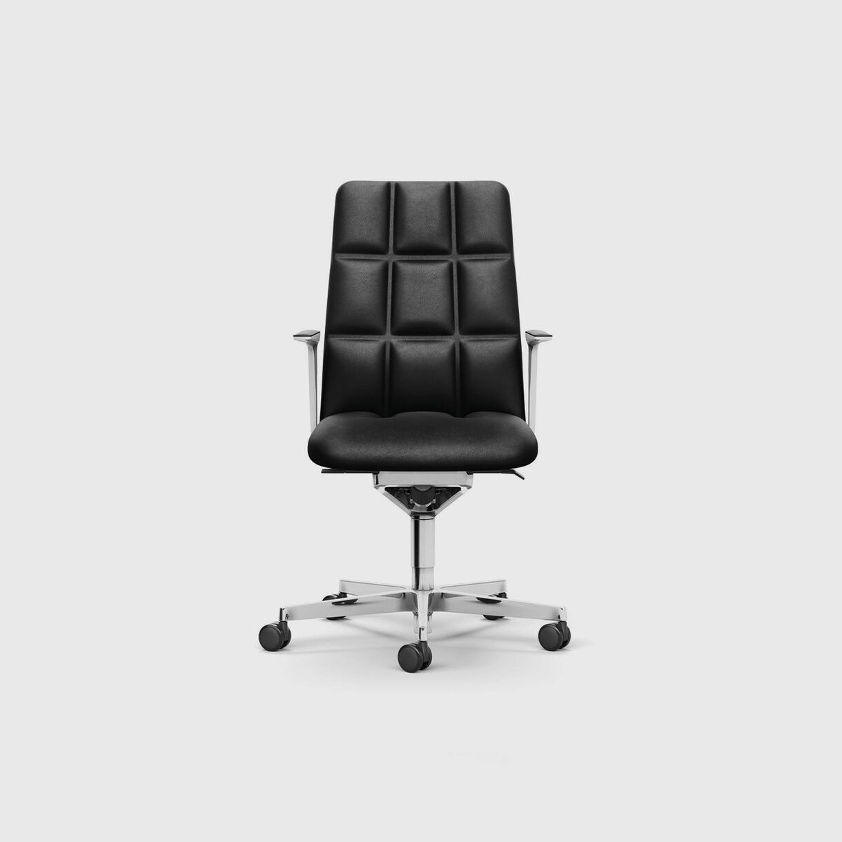 Leadchair Management Swivel Chair, Mid Back