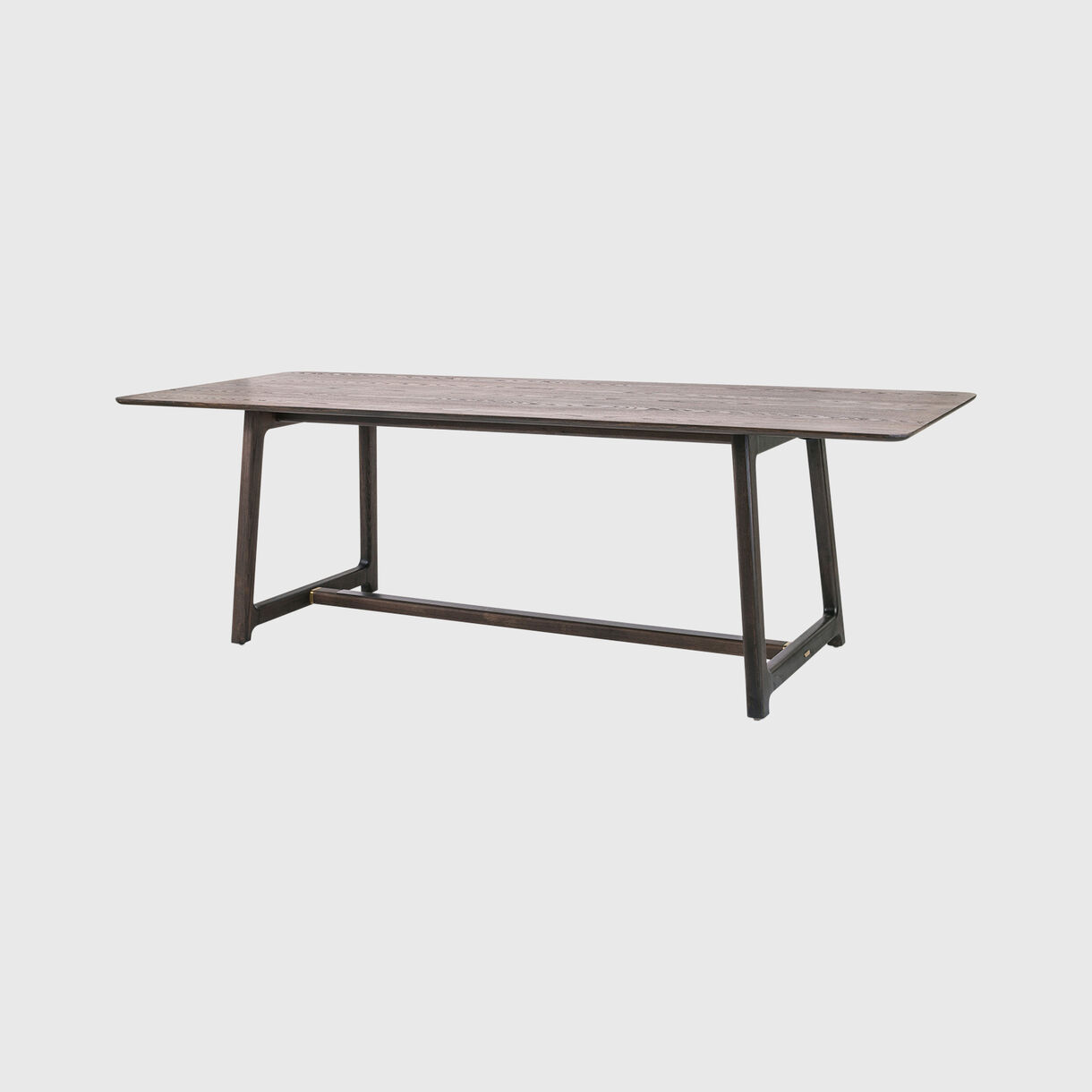 Mandarin Dining Table, 2100 x 900mm, Dark Brown Oak
