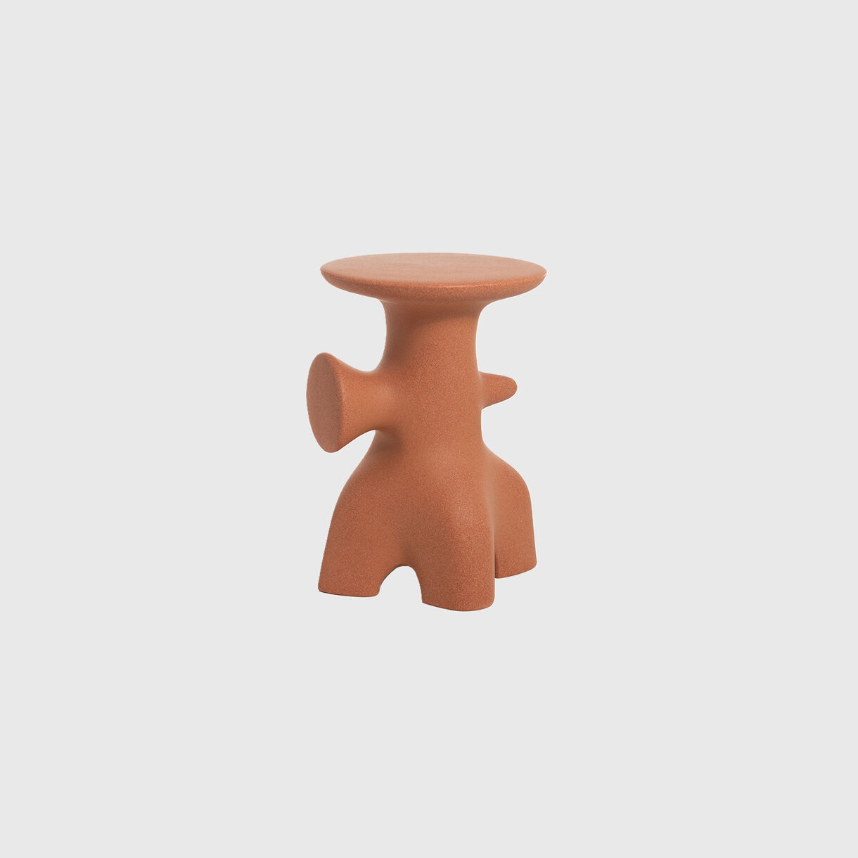 Archeo Stool / Table, High, Terracotta