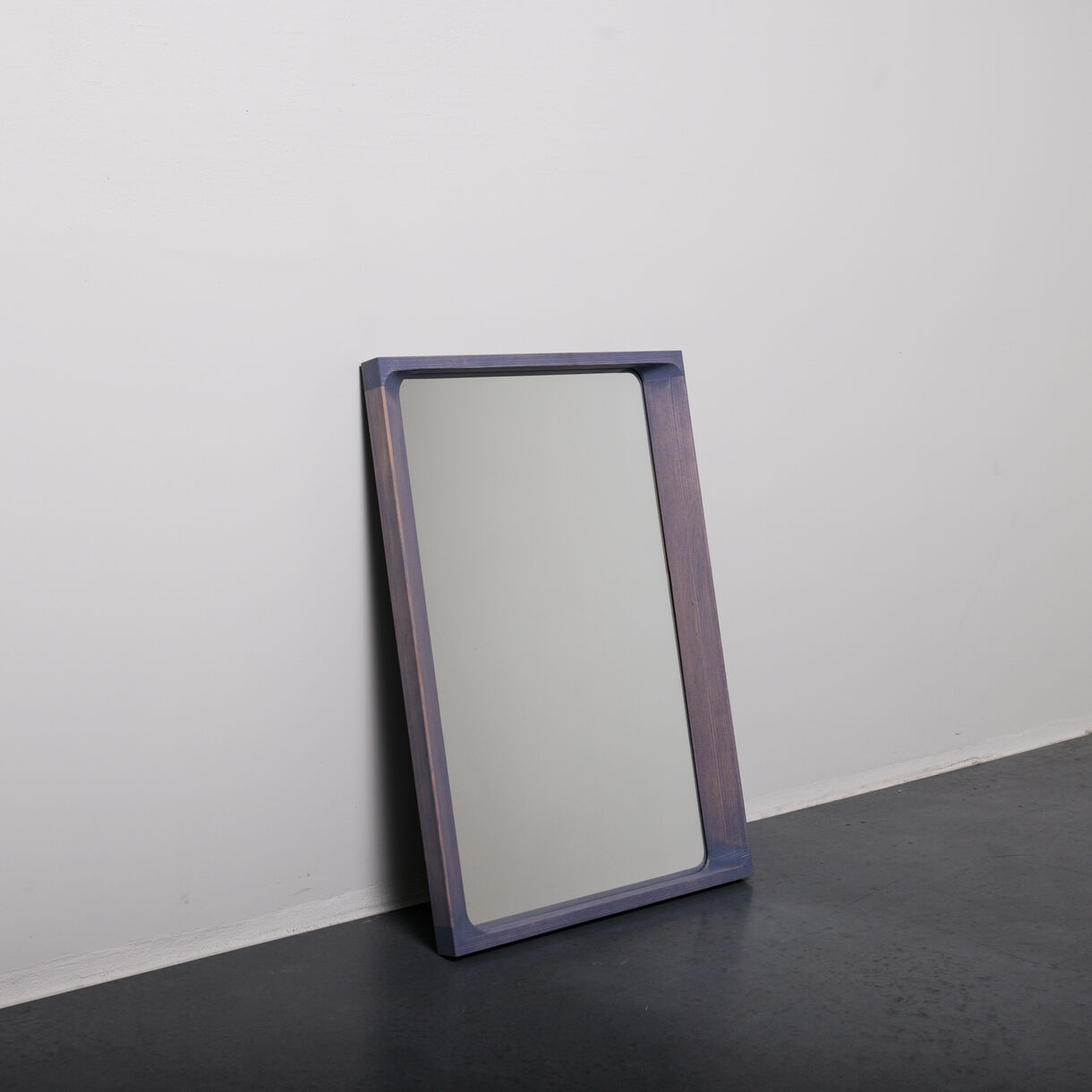 Arced Mirror, Small, Light Lilac