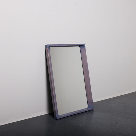 Arced Mirror, Small, Light Lilac