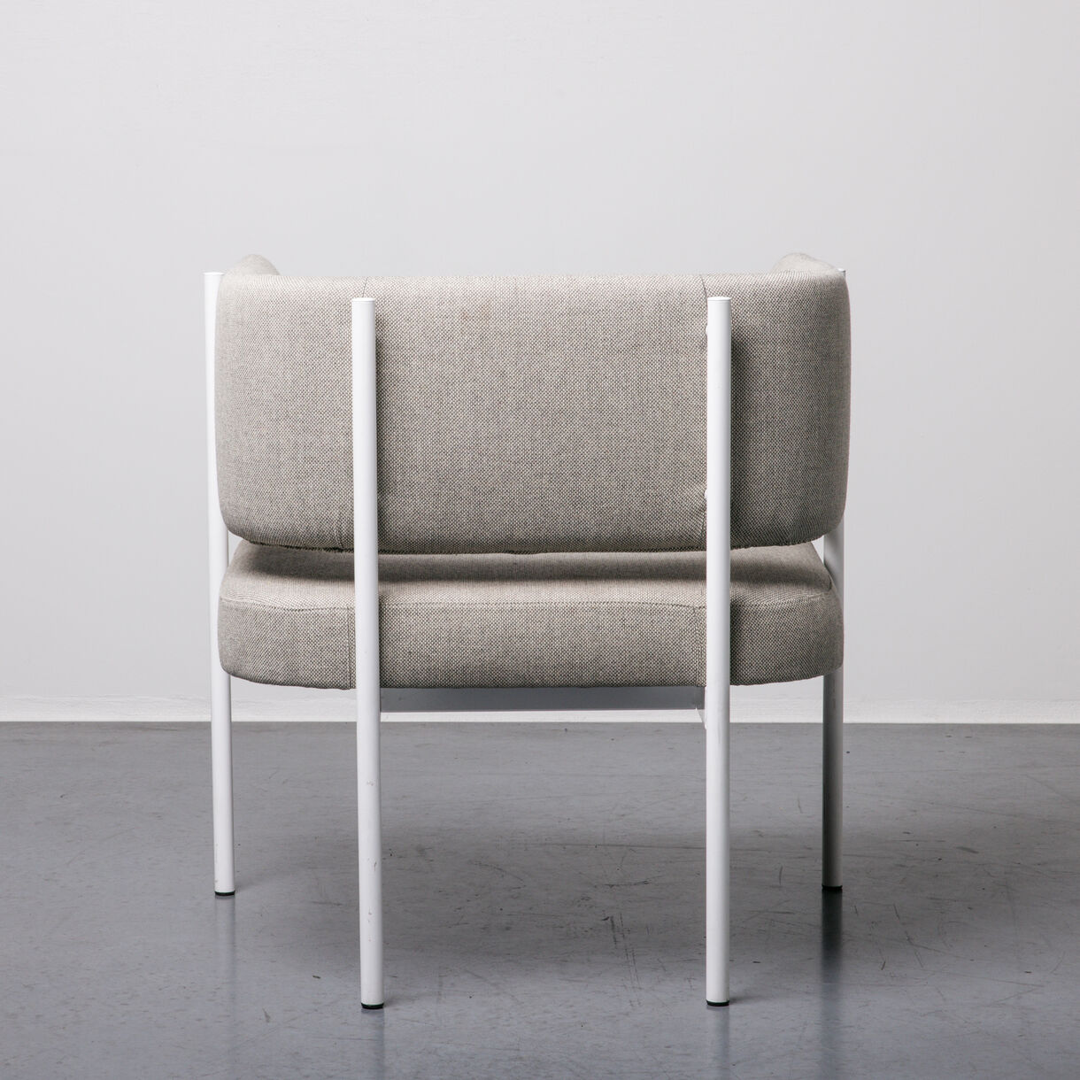Crescent Armchair, White