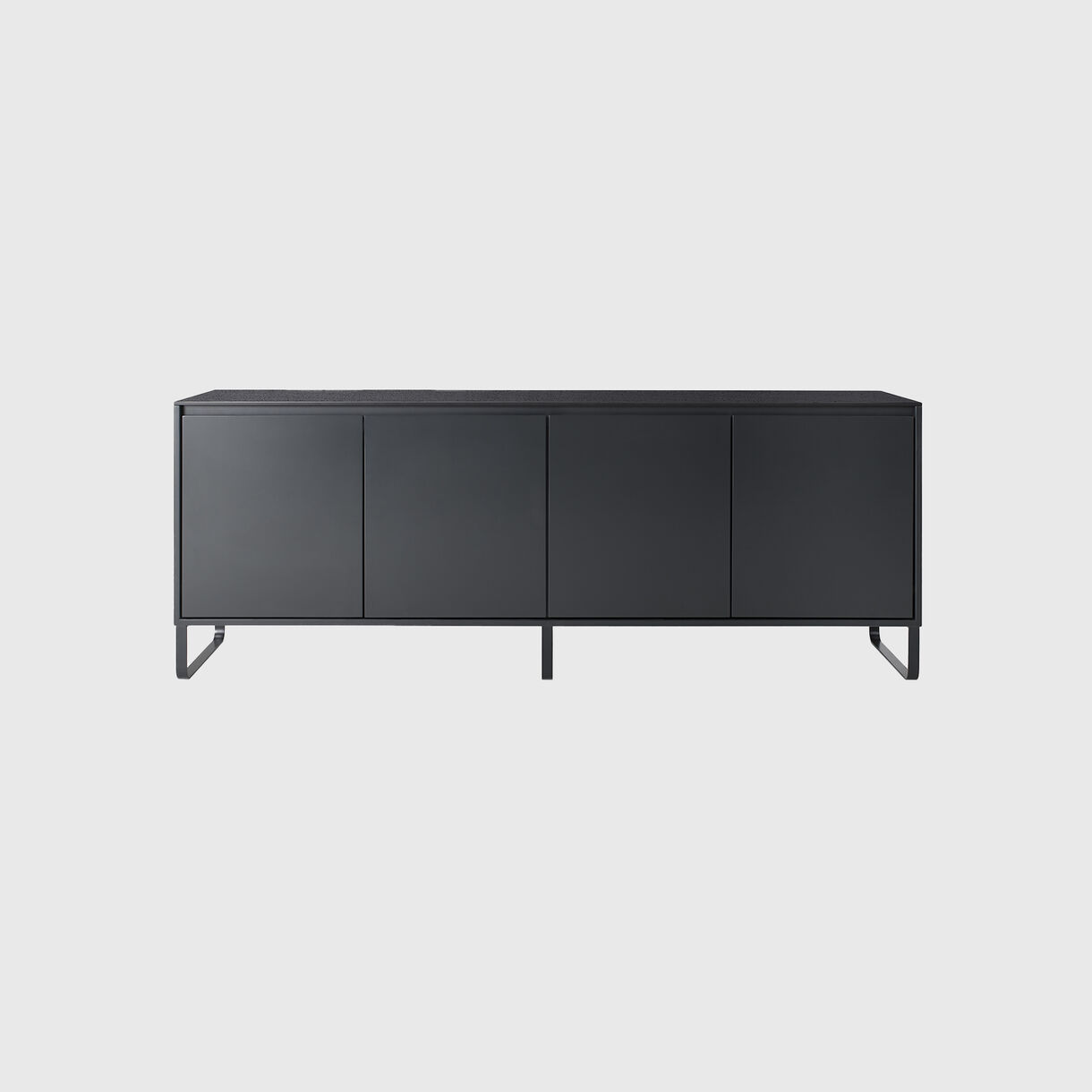Sideboard Storage, 4 Door, Black