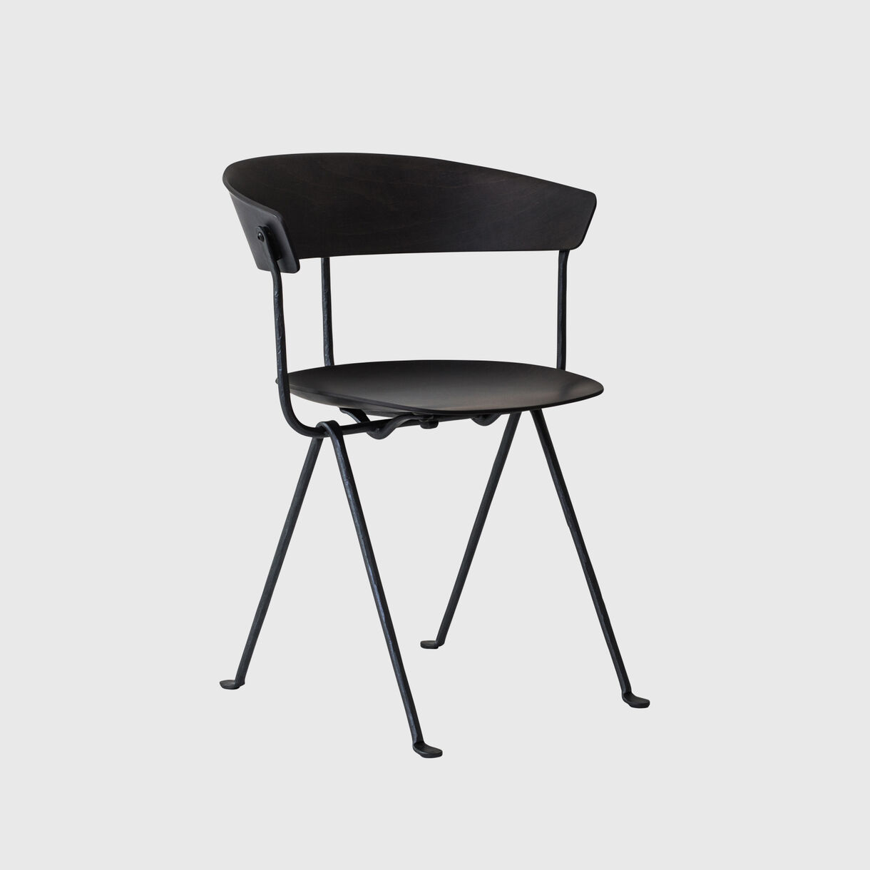 Officina Chair, Plywood, Beech Black