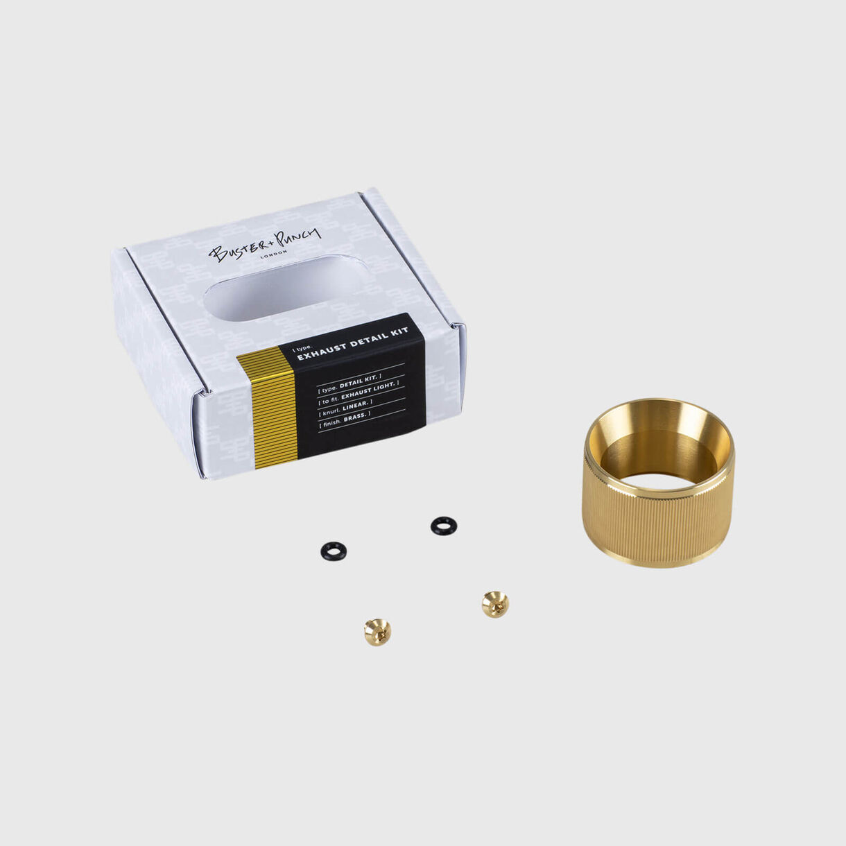 Exhaust Detail Kit, Brass