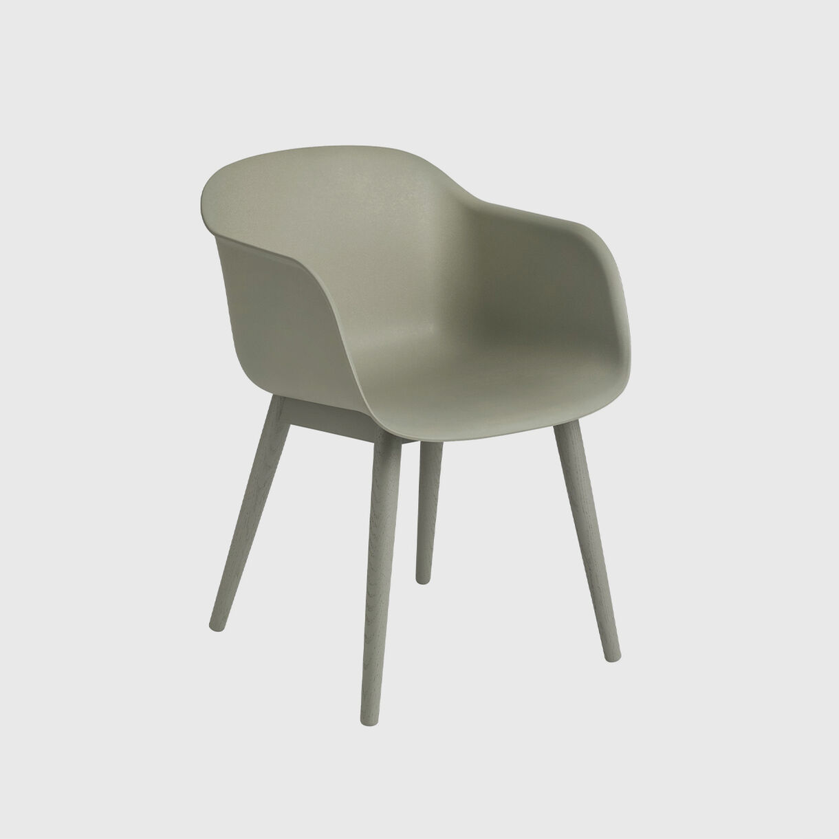 Fiber Armchair, Dusty Green