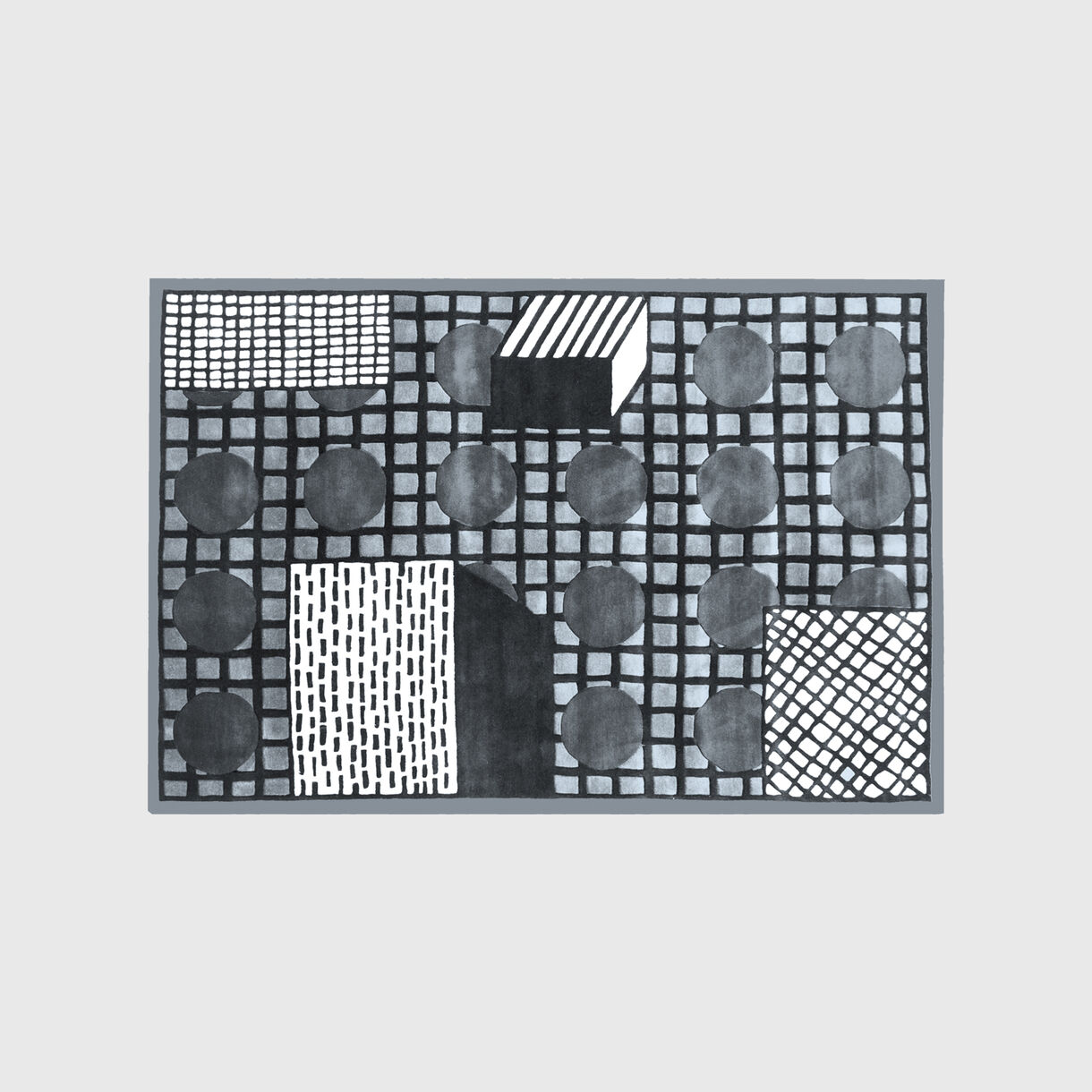 Tapigri Rug, Grey