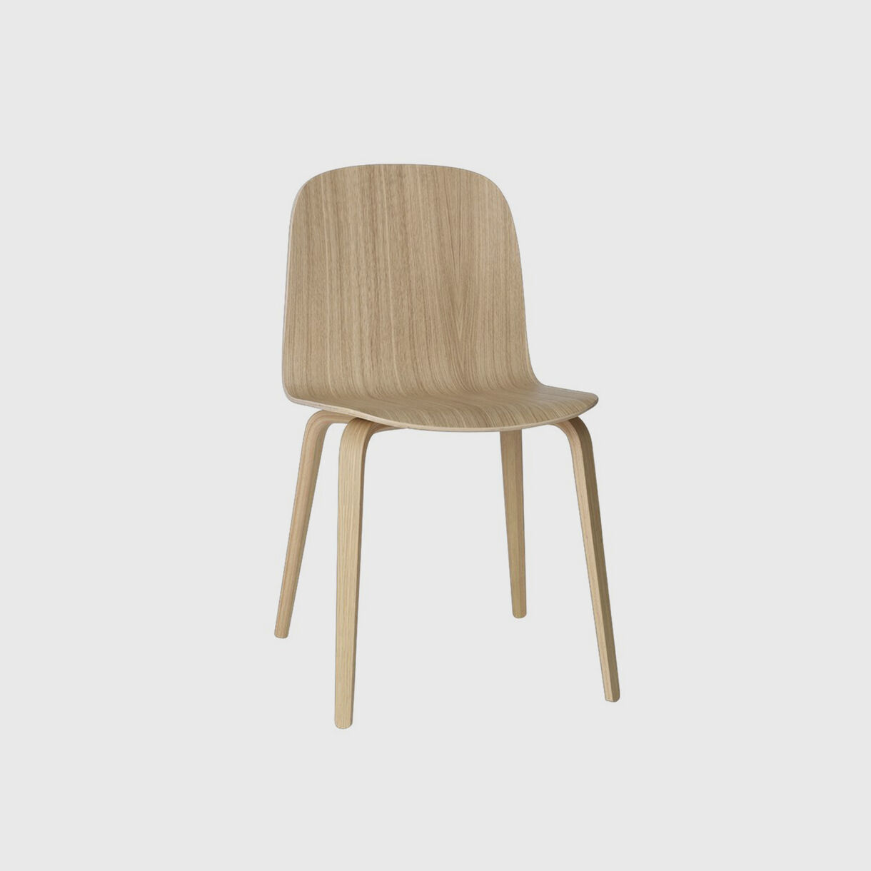 Visu Chair Wood Base, Oak