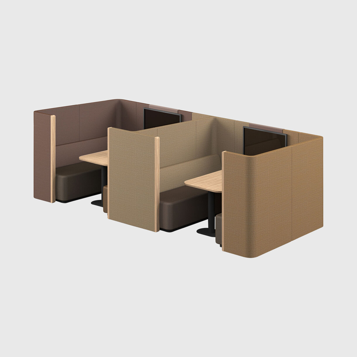 Bloc+ Meeting Booth Double