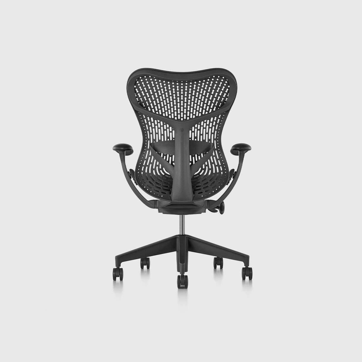 Mirra 2 Work Chair - TriFlex Graphite, Graphite Base & Frame - Fully Adjustable Arms
