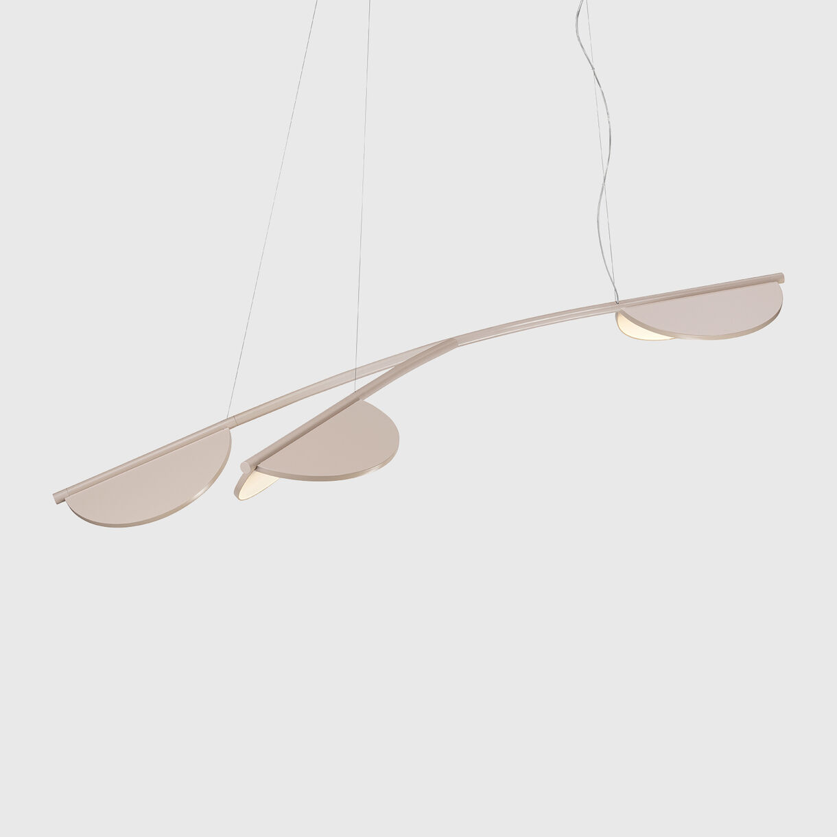 Almendra Organic S3 Suspension Lamp, Nude