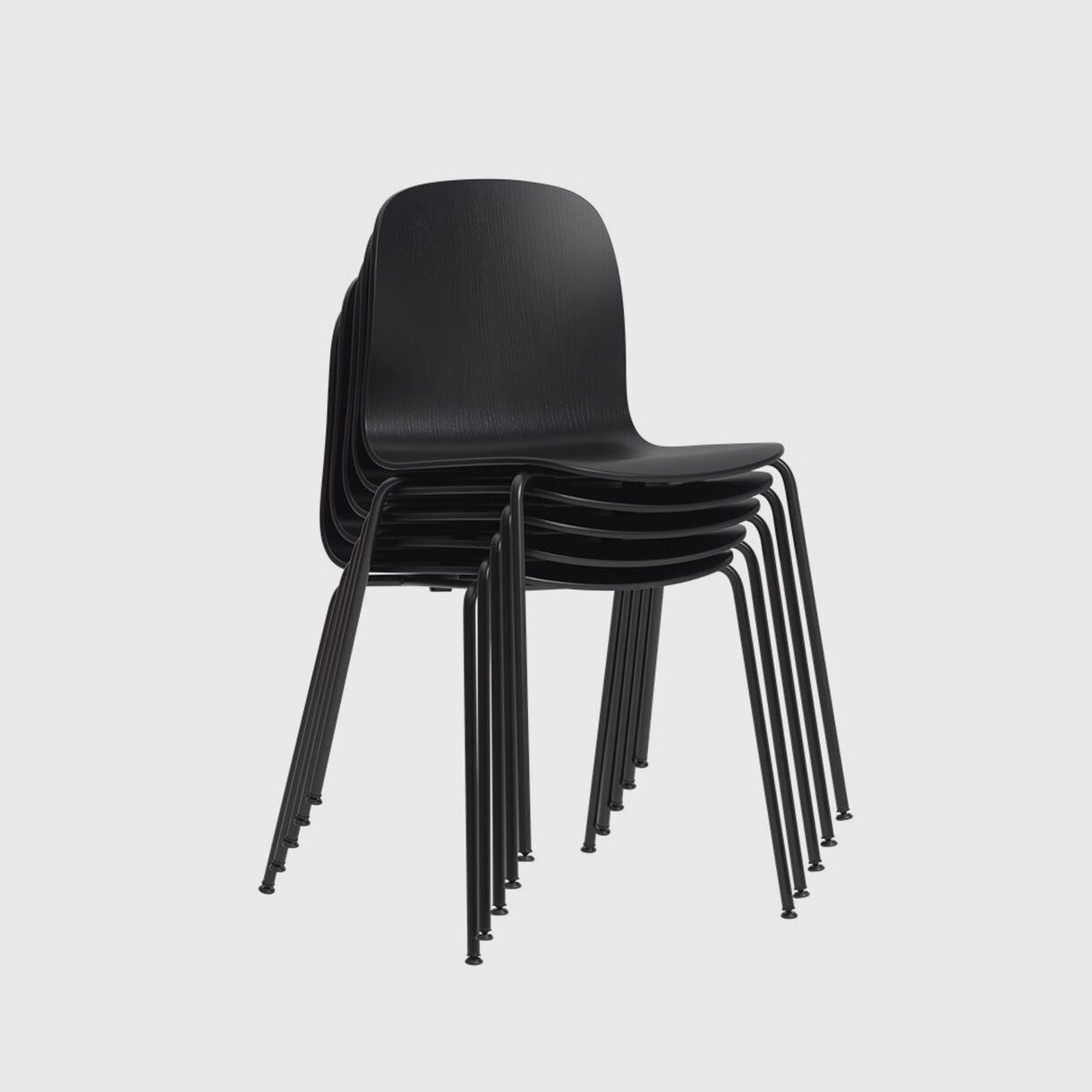 Visu Chair Tube Base, Black