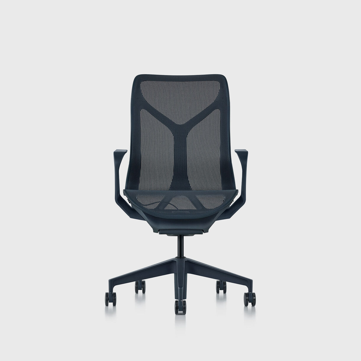 Cosm Chair, Nightfall - Mid Back - Fixed Arms