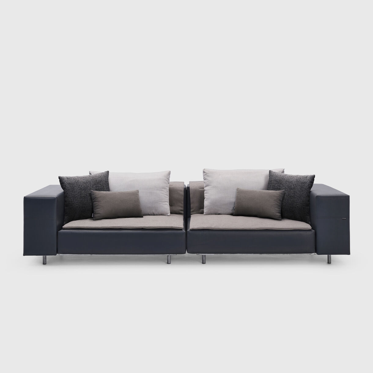 Walrus Double Trouble Sofa, London Grey