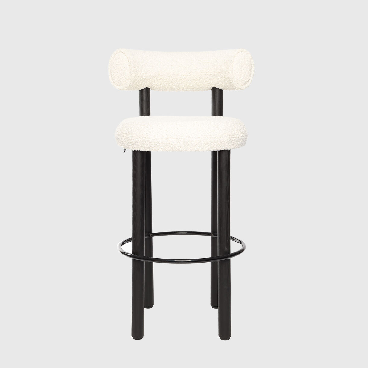 Fat Stool, Wood, Bar, Elle 0200 Black Oak