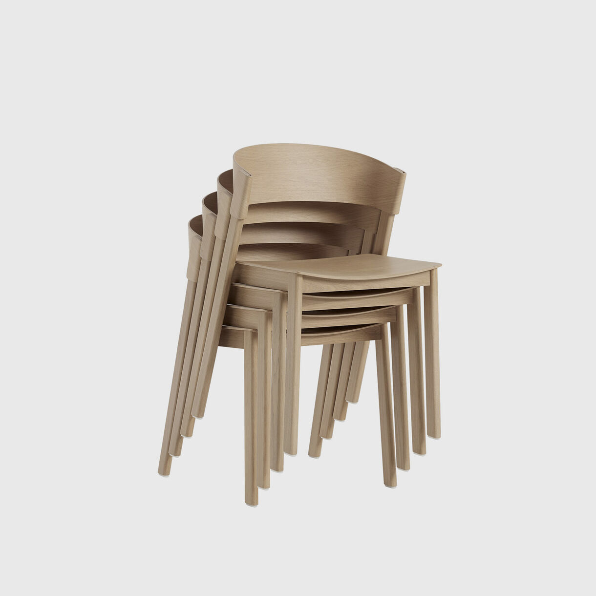 Cover Side Chair, Oak