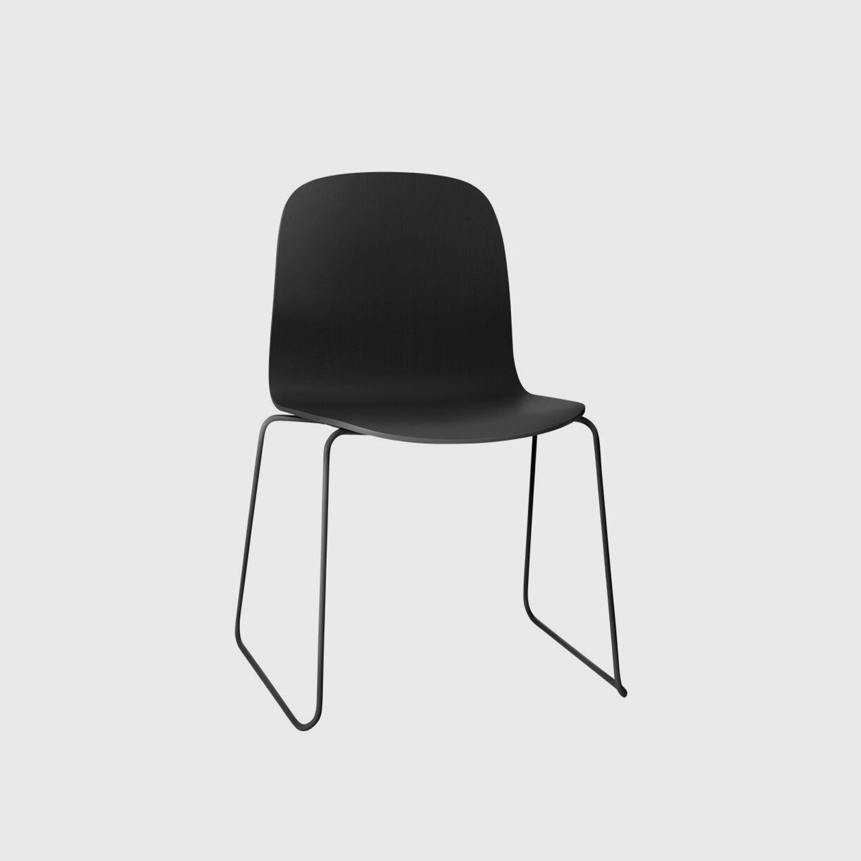 Visu Chair Sled Base, Black