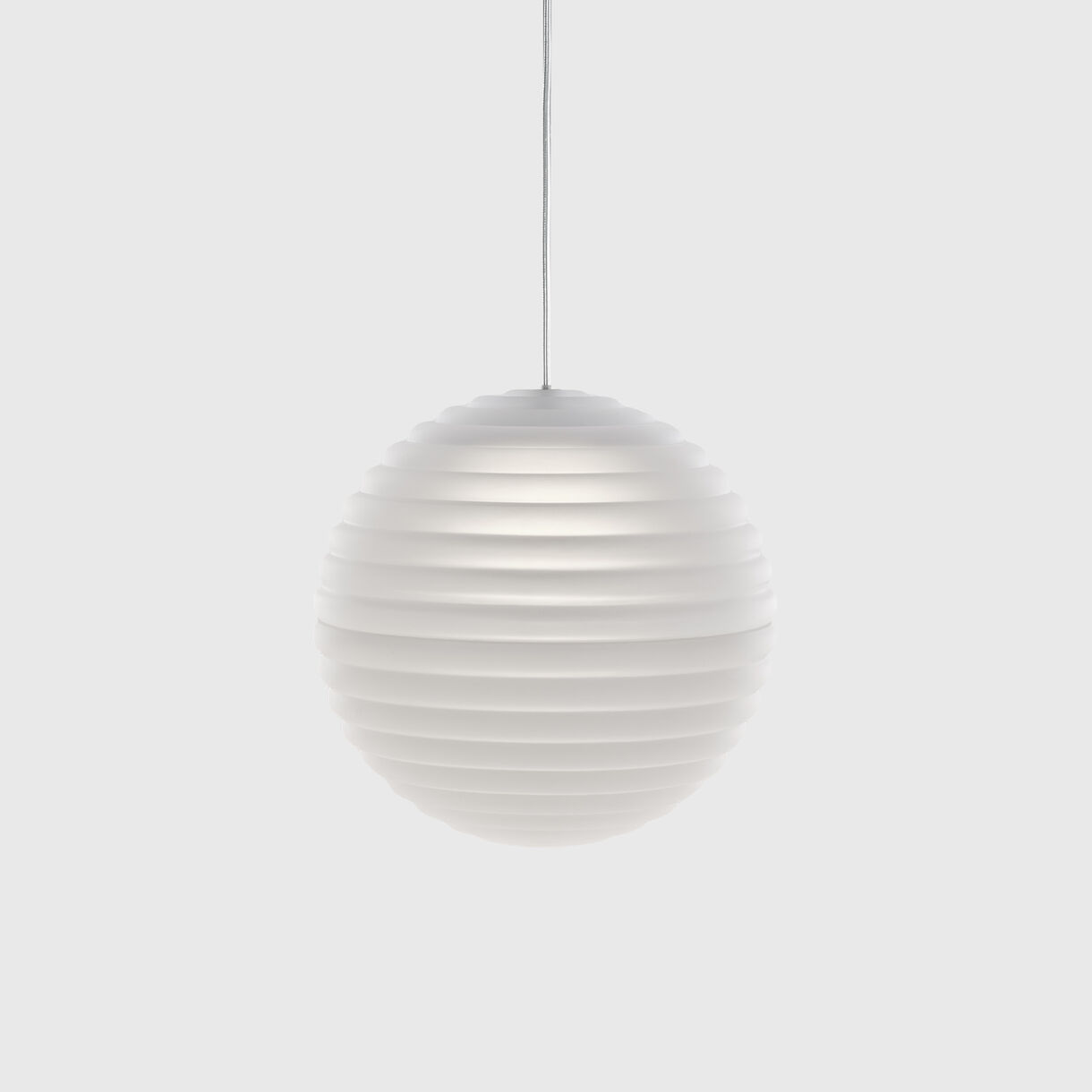 Press Frosted Sphere Pendant, Medium