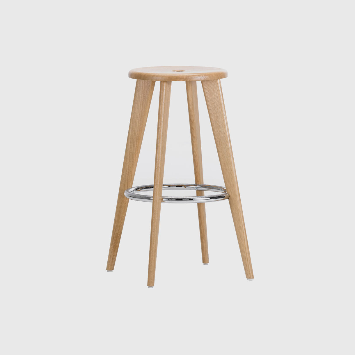 Tabouret Haut Bar Stool, Natural Oak