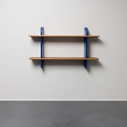 Rayonnage Mural Bookcase, Blue