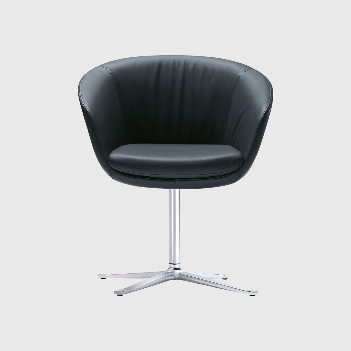 Bob Armchair, Black, Front