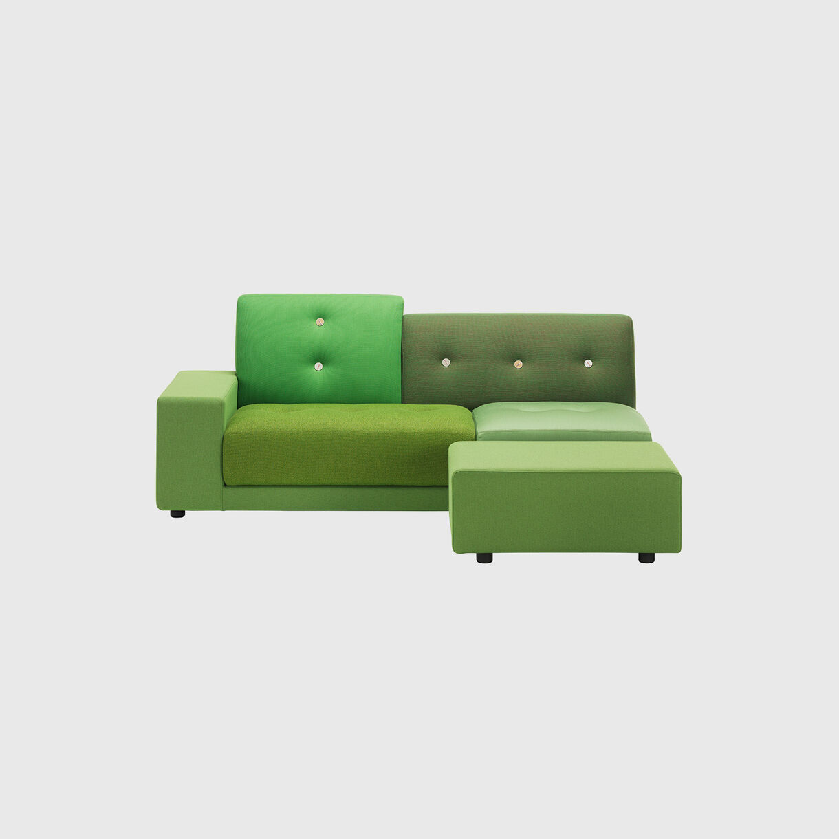 Polder Sofa, Green, Armrest Left