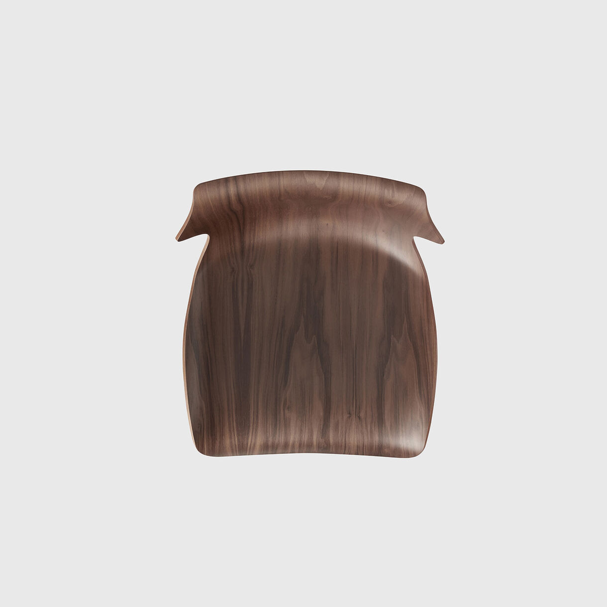 Petal Metal Base Bar Stool, Walnut