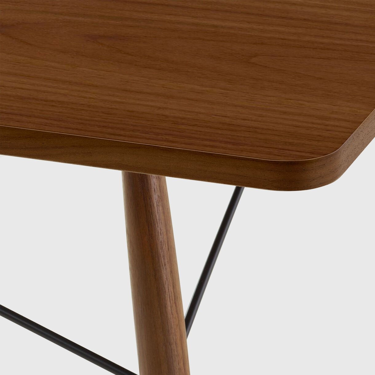 Eames Coffee Table, Walnut & Black