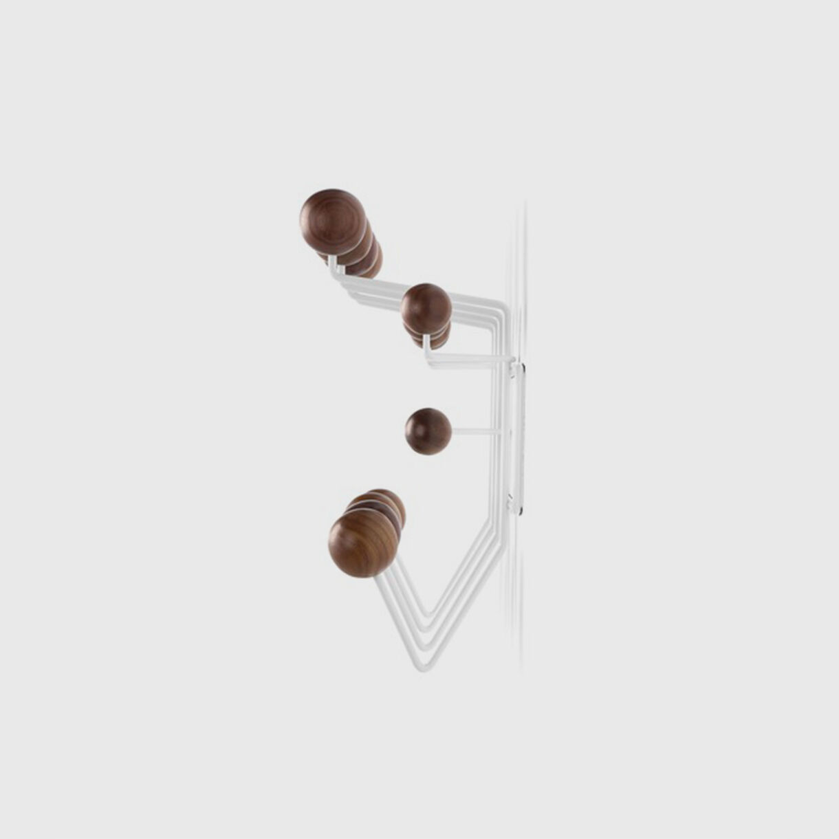 Eames Hang-It-All, Walnut & White