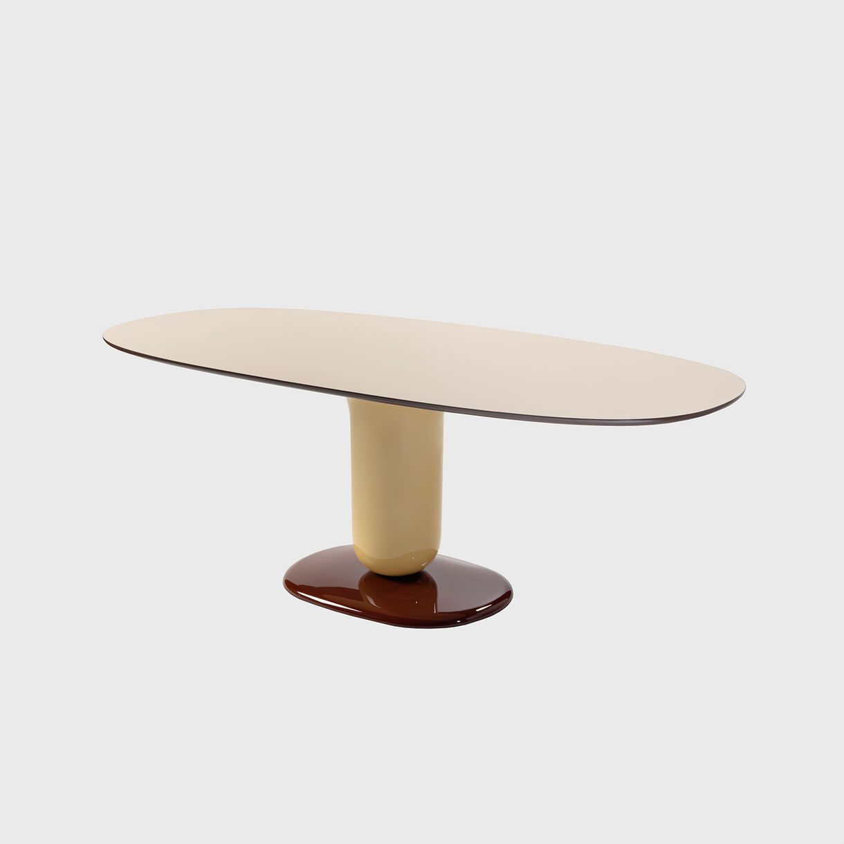 Explorer 5 Dining Table, Multicolour Beige